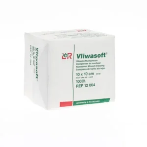 L&R Vliwasoft non woven gaaskompress 10 x 10 cm