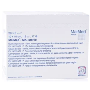 MaiMed gaascompres 10 x 10 cm 12 laags