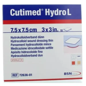 Cutimed Hydro L Hydrocolloid verband - 7,5 x 7,5 cm