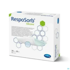 Absorberend verband RespoSorb Silicone - 20 x 20 cm