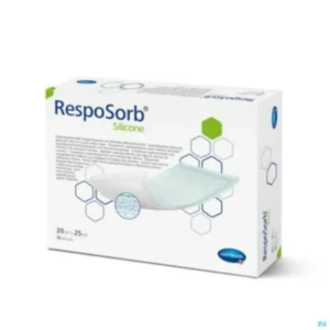 Absorberend verband RespoSorb Silicone - 20 x 25 cm