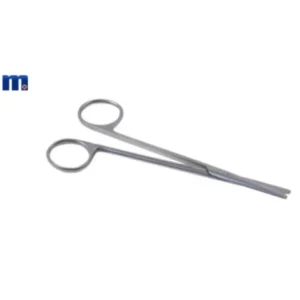 Metzenbaum prepareerschaar stomp / stomp 23 cm recht rvs Linkshandig