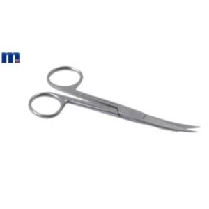 Schaar chirurgisch spits / spits 14 cm gebogen Linkshandig