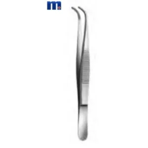 Pincet anatomisch 16 cm gebogen rvs