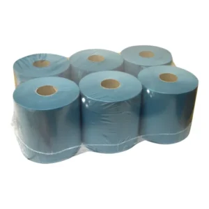 Handdoekrol Midi Centerfeed blauw 1 laags 19,5 cm 300 meter