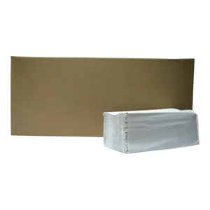 Handdoekjes Z-vouw naturel 1 laags 23 x 25 cm 250 doekjes