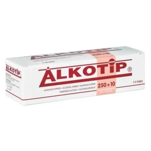 Alkotip alcoholreinigingsdoekje huid ECO 28 x 60 mm