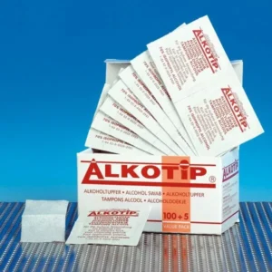 Alkotip alcoholreinigingsdoekje huid 60 x 28 mm