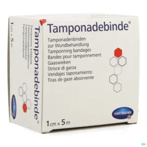 Gaasstroken Tamponadezwachtels 5 m x 1 cm