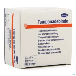 Gaasstroken Tamponadezwachtels 5 m x 2 cm