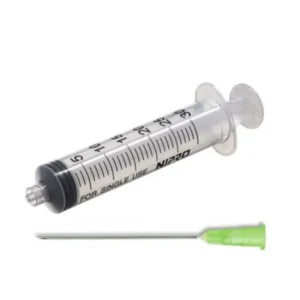Injectiespuit 3 ml met naald Nipro 21 G x 40 mm