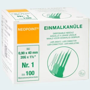 Neopoint injectienaald - 20 G, 40 mm