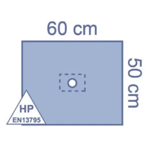 Gatlaken Medline 50 x 60 cm diameter 5 cm zelfklevend gat