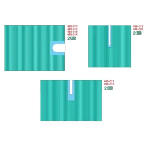 Splitlaken zelfklevend 2 laags 50 x 75 cm
