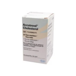 Accutrend cholesterol teststrips