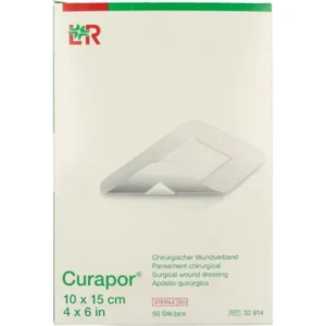 L&R Curapor eilandpleister 10 x 15 cm