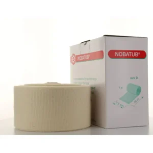 Nobatub elastisch buisverband maat D 7,5 cm x 10 m wit