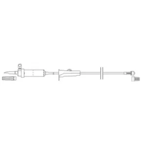 Infusiesysteem belucht geïntegreerde druppelkamer Luer-Lock FlowStop L= ±175cm