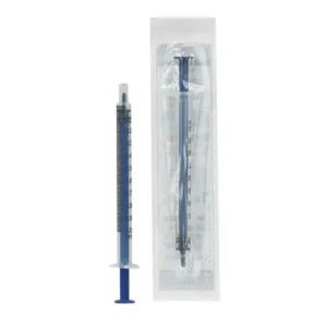 Injectiespuit 1 ml Luer met LDS Mediware