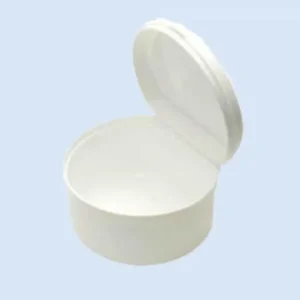 Gebitsbakje met deksel met adhesia