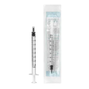 Injectiespuit 1 ml Luer met LDS Mediware