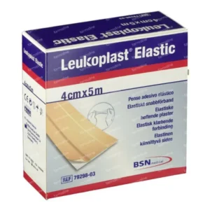 Leukoplast Elastic wondpleister 5 meter x 4 cm