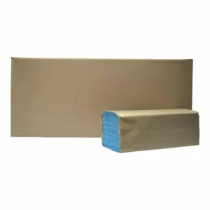 Handdoekjes z-vouw blauw 23 x 25 cm 1 laags ds 20 x 250 vel