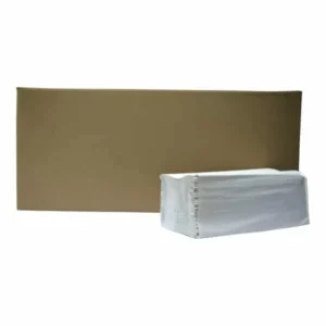 Handdoekjes Z-vouw naturel 1 laags 23 x 25 cm 20 x 250 vellen in doos