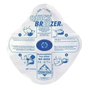 Lifeguard safe-kiss face shield