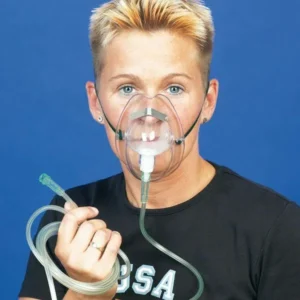 Zuurstof inhalatie masker met 2,1mtr slang