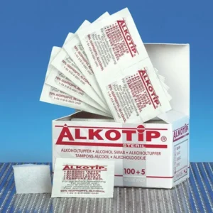Alkotip alcoholreinigingsdoekje huid steriele 6,5 x 3cm