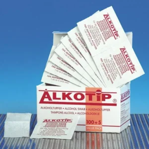 Alkotip alcoholreinigingsdoekje huid 30 x 65 mm