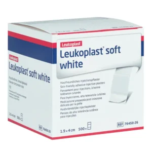 Leukoplast soft white injectiepleister 1,9 x 4 cm