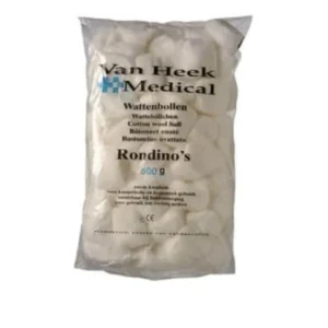 Hekasoft Rondino wattenbollen 0,9 gram 500 gram in zak