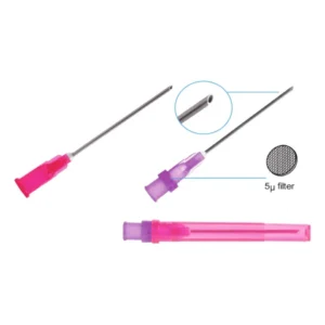 SOL-M blunt optreknaald 18G x 40 mm met filter