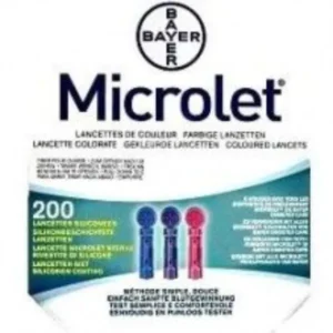 Microlet lancetten gekleurd