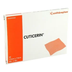 Cuticerin zalfgaas 7,5 cm x 7,5 cm