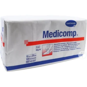 Gaaskompres Medicomp 10 x 20 cm 4 laags