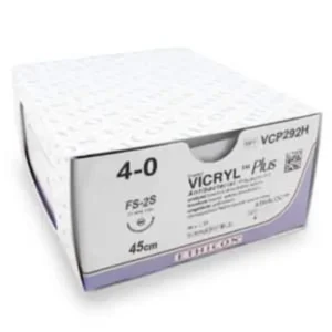 Vicryl hechtdraad 3-0 FS-2 naald 45 cm