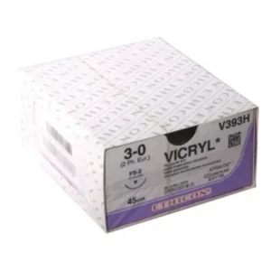 Vicryl hechtdraad 3-0 FS-2 naald 45 cm