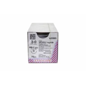 Vicryl Rapide hechtdraad 3-0 ongekleurd RB-1 plus naald 70 cm
