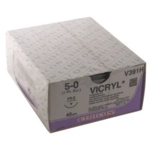 Vicryl hechtdraad 5-0 FS-2 naald 45 cm