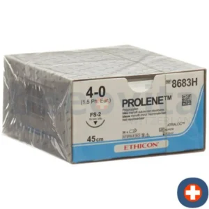 Prolene hechtdraad 4-0 blauw FS-2S naald 45 cm