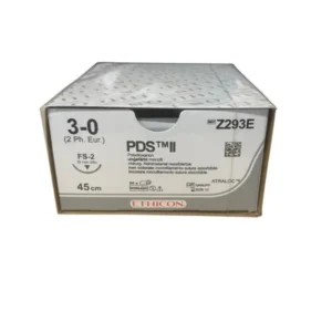 PDS II hechtdraad 3-0 ongekleurd FS-2 naald 45 cm