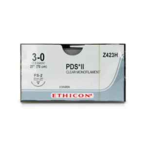 PDS II hechtdraad 3-0 ongekleurd FS-2 naald 70 cm