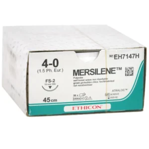 Mersilene hechtdraad 4-0 45 cm groen FS-2 naald