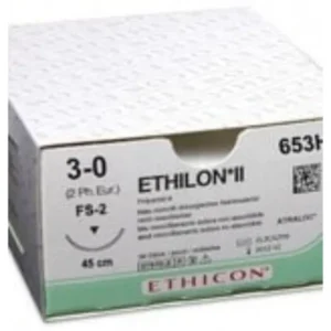 Ethilon hechtdraad 3-0 FS-2 naald 45 cm