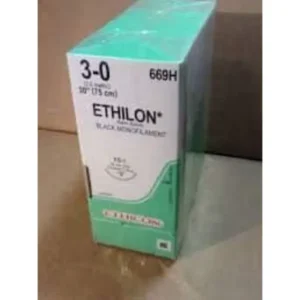 Ethilon hechtdraad 3-0 FS-1 naald 75 cm