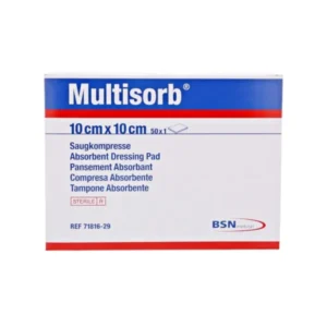 Multisorb absorberend verband 10 x 10 cm