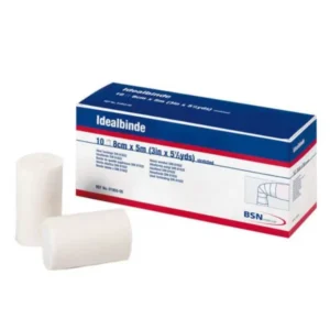 Idealbinde verband  5 m x 8 cm met cellofaan